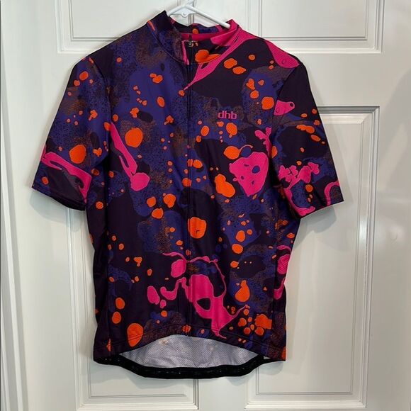 dhb Blok GLOW cycling jersey for women (short sleeves) size 14 - Picture 1 of 7